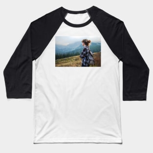 Mountain girl Baseball T-Shirt